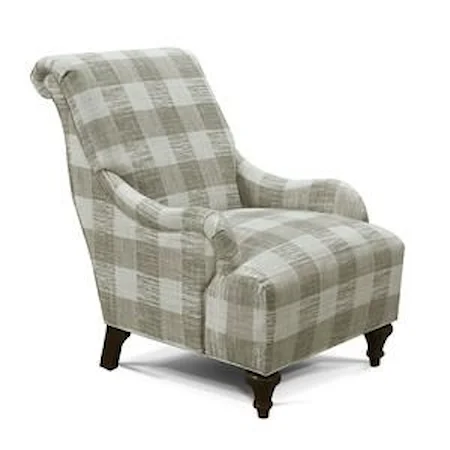Cottage Accent Chair with Tradtional Style